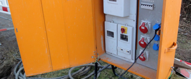 Baustrom bei Elektrotechnik Thomas Bender in Heideck