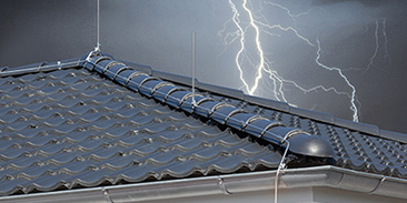 Äußerer Blitzschutz bei Elektrotechnik Thomas Bender in Heideck