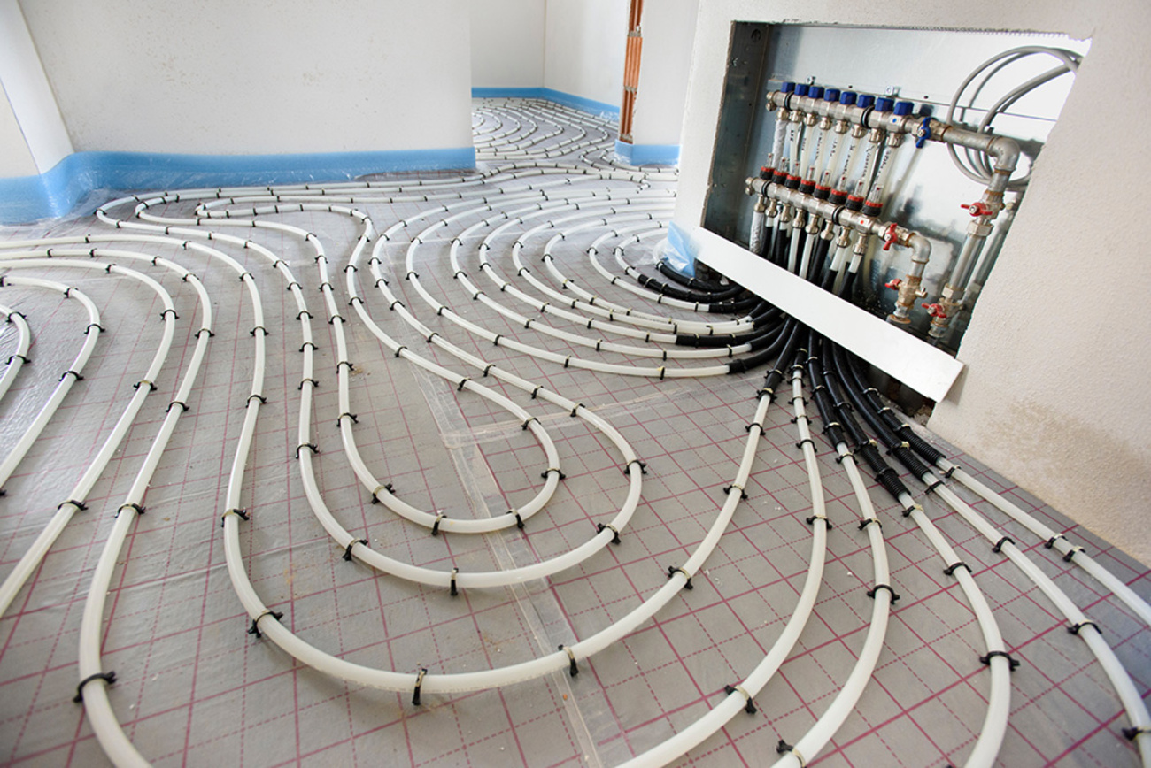 Fußboden­heizung bei Elektrotechnik Thomas Bender in Heideck